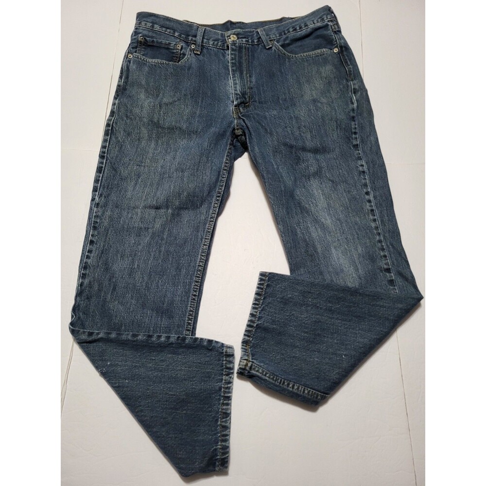 Levi's Strauss 514 Men’s Blue Jeans With 5 Pockets Size 38x30